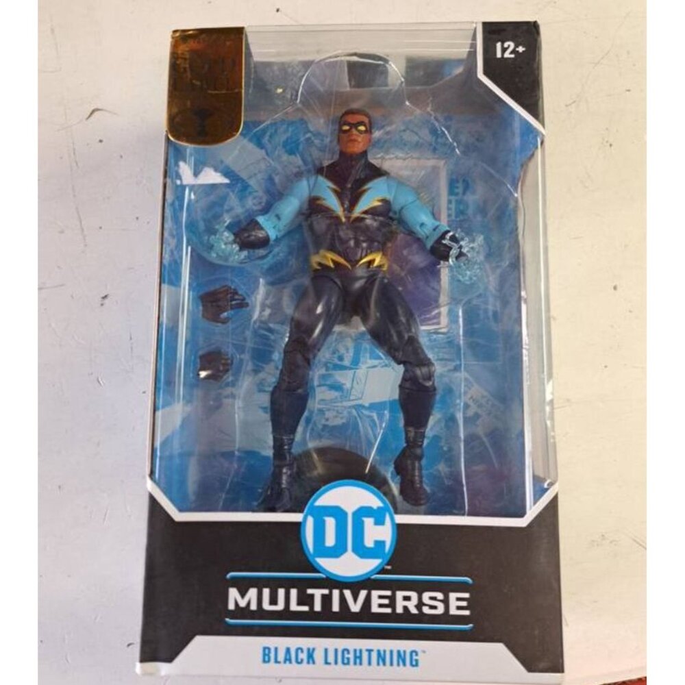 DC Multiverse Black Lightning Action Figure Final Crisis Edition 7" McFarlane